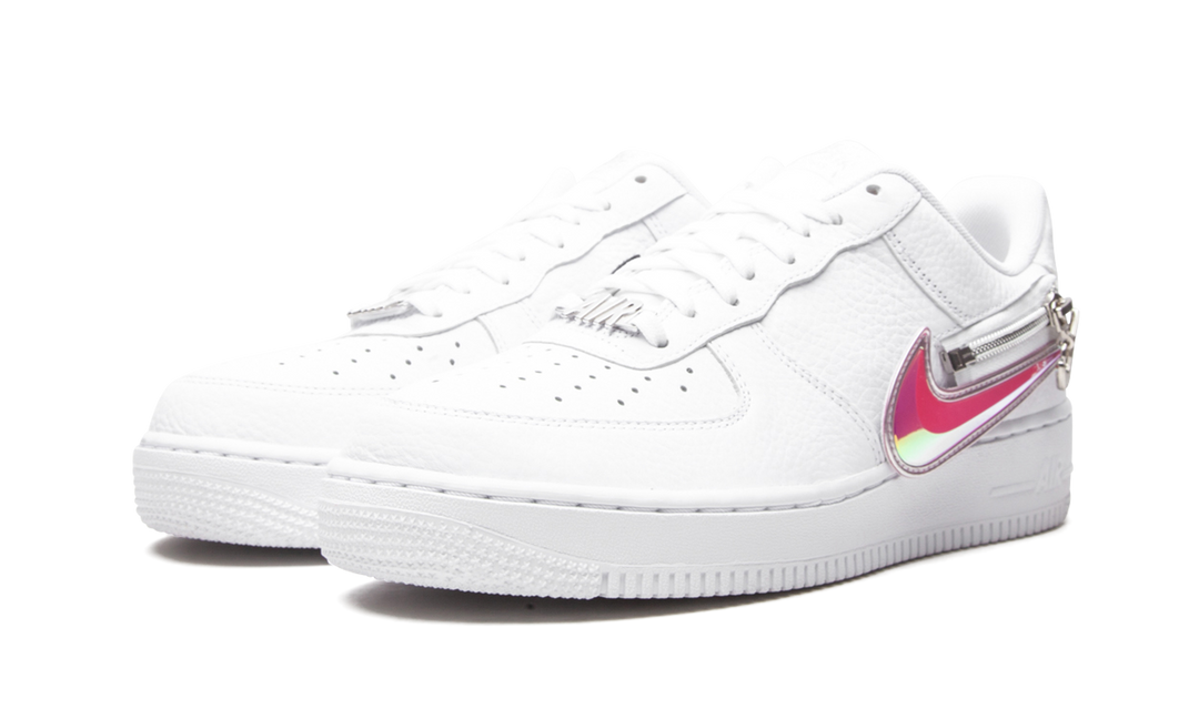 NIKE AIR FORCE 1 07 PREMIUM ZIP WHITE