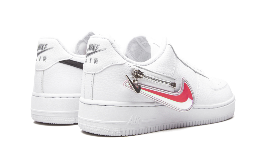 NIKE AIR FORCE 1 07 PREMIUM ZIP WHITE