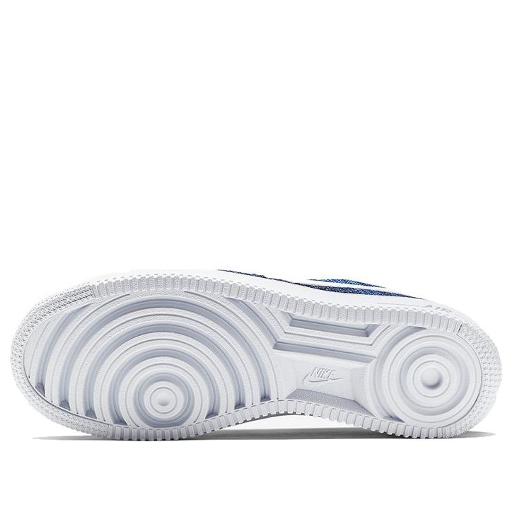 NIKE AIR FORCE 1 FLYKNIT 2.0 NAVY WHITE