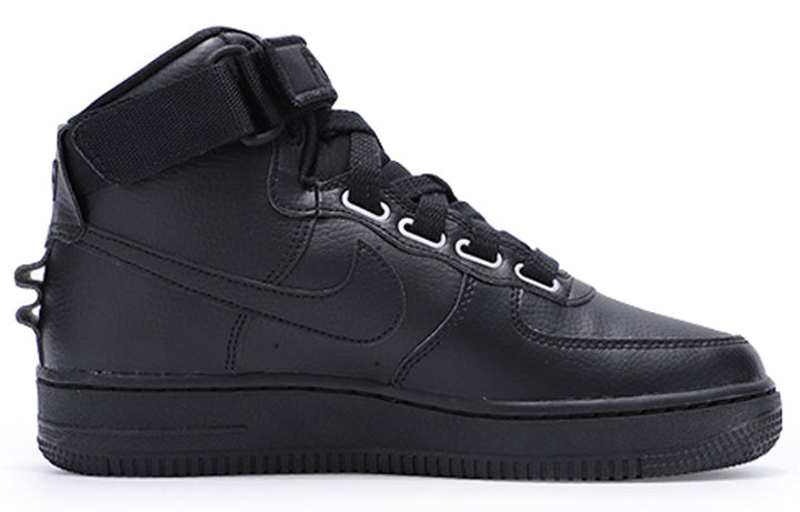 NIKE AIR FORCE 1 HIGH UTILITY TRIPLE BLACK WOMENS