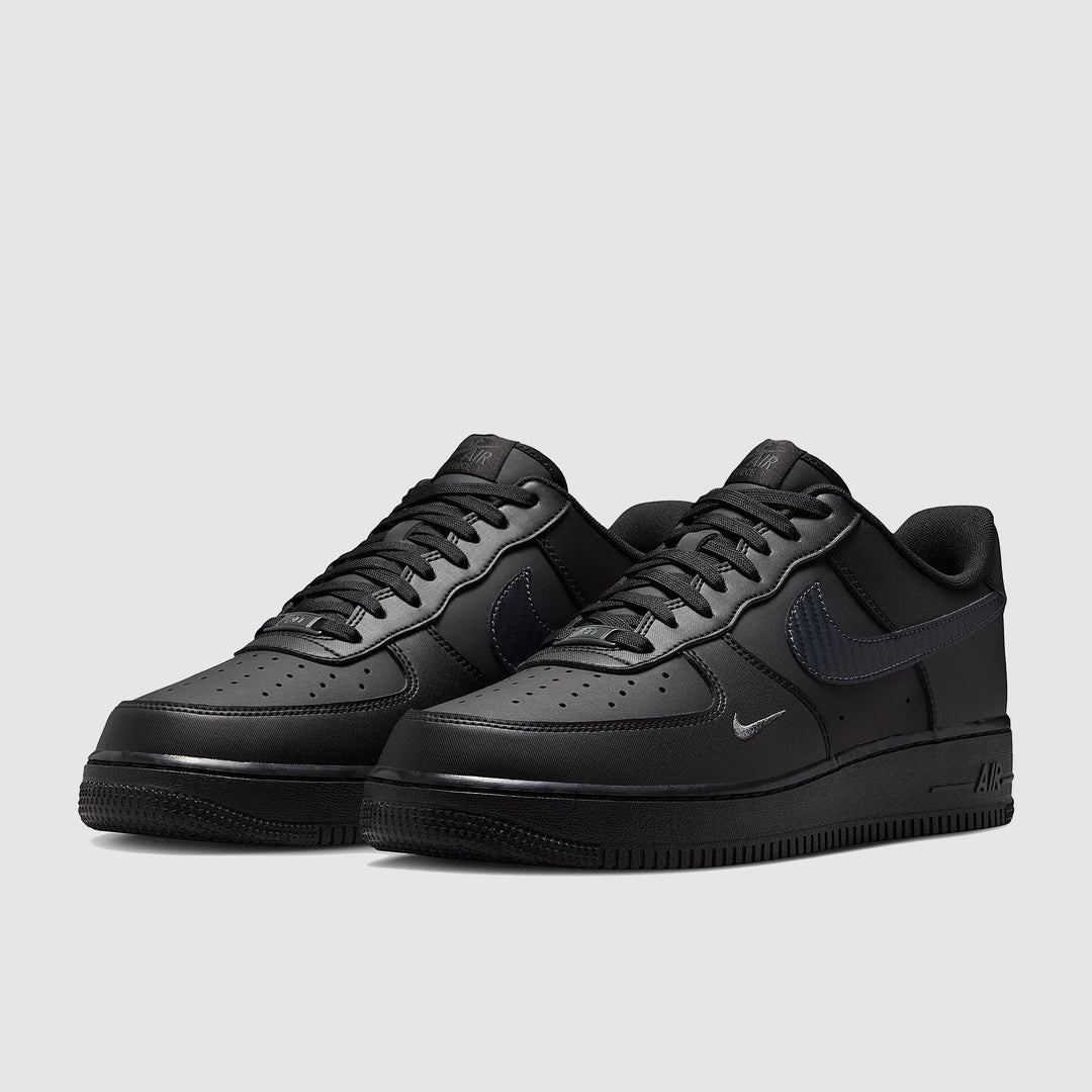 NIKE AIR FORCE 1 LOW '07 CARBON FIBER SWOOSH BLACK ANTHRACITE