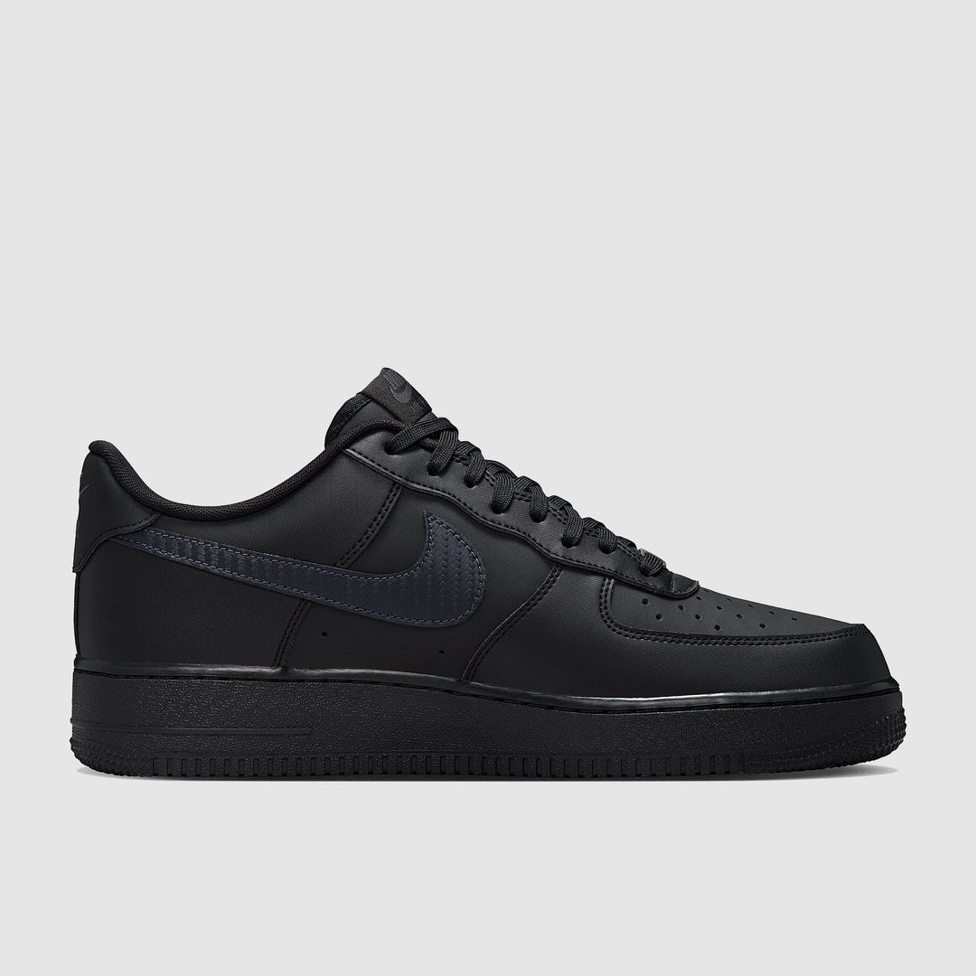 NIKE AIR FORCE 1 LOW '07 CARBON FIBER SWOOSH BLACK ANTHRACITE