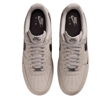 NIKE AIR FORCE 1 LOW '07 CARBON FIBER SWOOSH COLLEGE GREY NEWSPRINT — Stock
