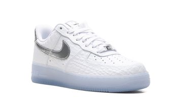 NIKE AIR FORCE 1 LOW '07 CROCODILE WHITE BLUE TINT — Stock