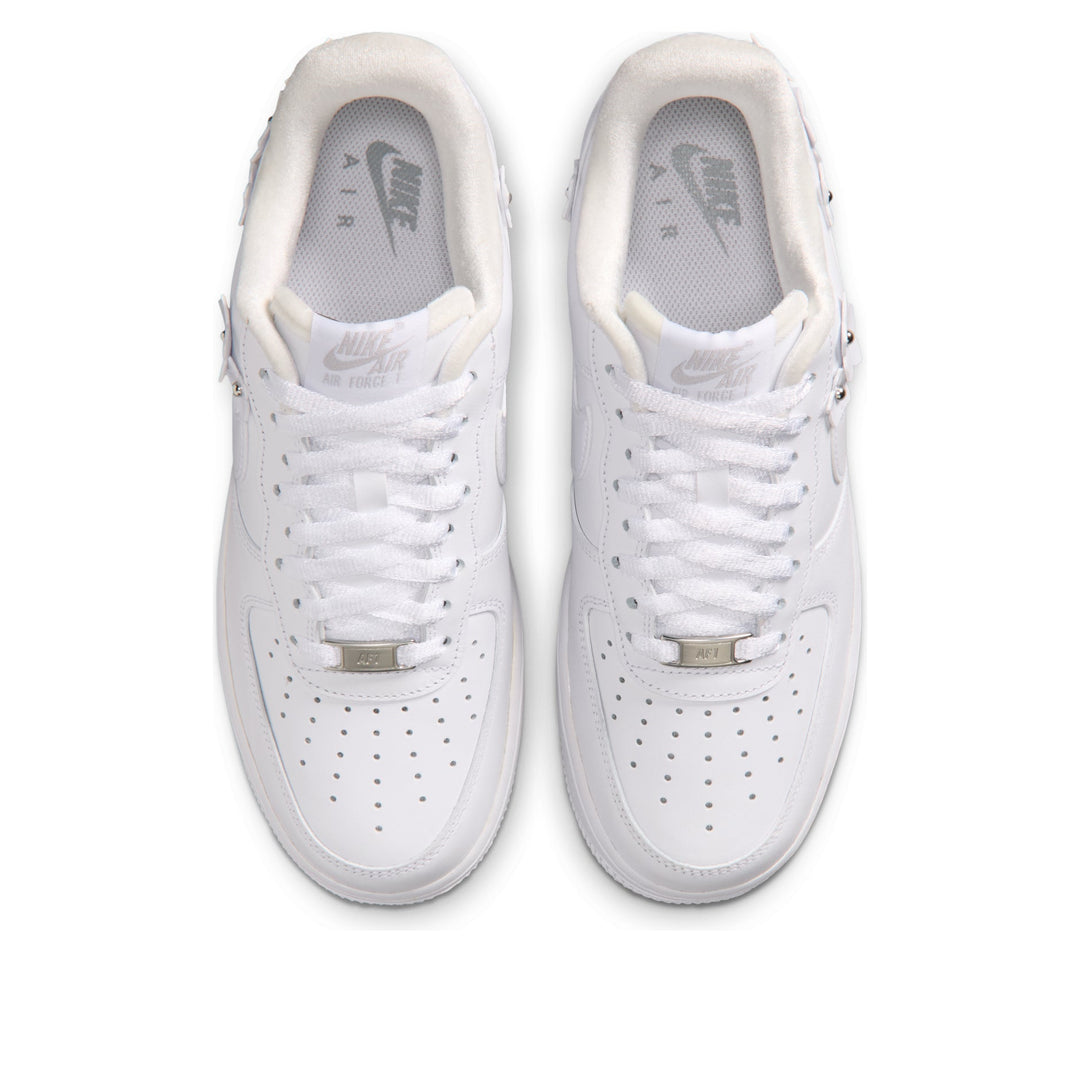 NIKE AIR FORCE 1 LOW '07 FLORETTE WHITE WOLF GREY (WOMEN'S) — Stock