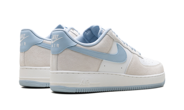 NIKE AIR FORCE 1 LOW '07 LV8 LIGHT BONE LIGHT ARMORY BLUE — Stock