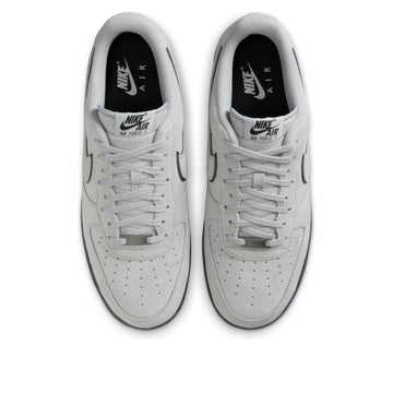 NIKE AIR FORCE 1 LOW '07 LV8 LIGHT SMOKE GREY SUEDE BLACK