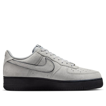 NIKE AIR FORCE 1 LOW '07 LV8 LIGHT SMOKE GREY SUEDE BLACK
