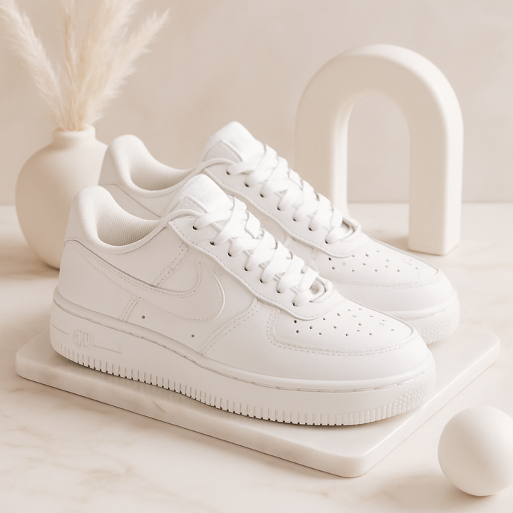 NIKE AIR FORCE 1 LOW 07 PATENT WHITE (WOMENS)