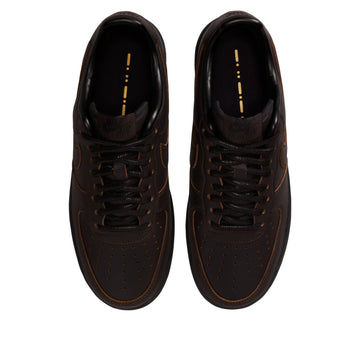 NIKE AIR FORCE 1 LOW '07 PRM MORSE CODE VELVET BROWN BLACK — Stock