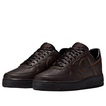 NIKE AIR FORCE 1 LOW '07 PRM MORSE CODE VELVET BROWN BLACK — Stock