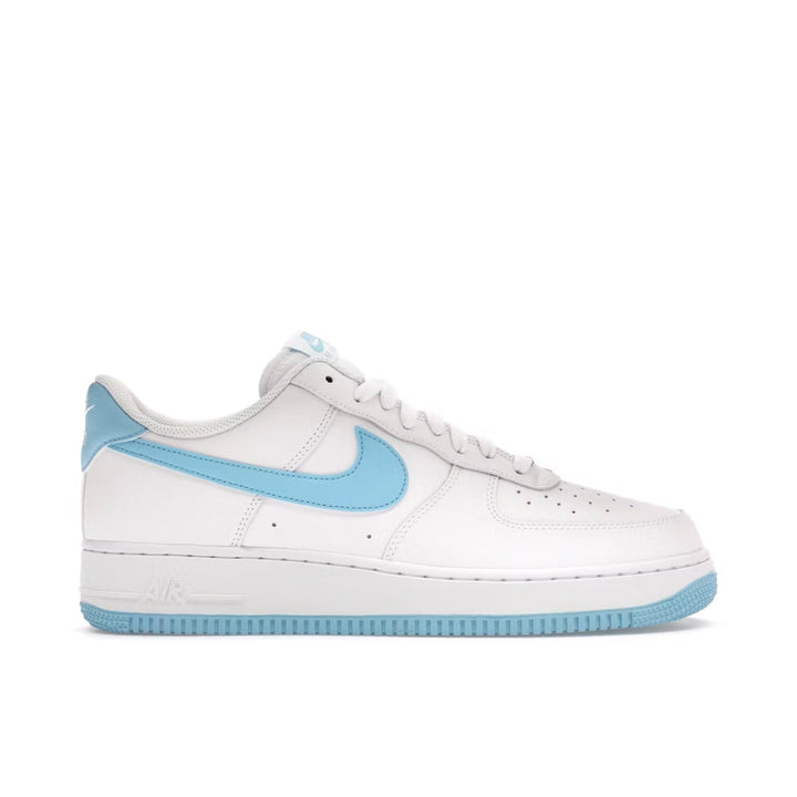NIKE AIR FORCE 1 LOW 07 WHITE AQUARIUS BLUE — Stock 