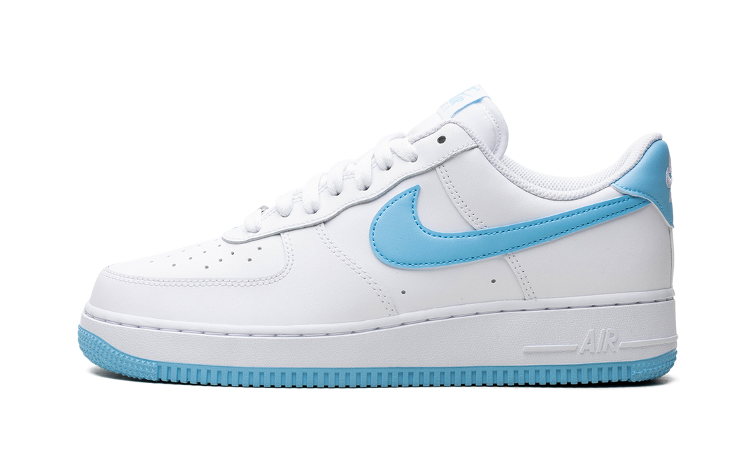NIKE AIR FORCE 1 LOW 07 WHITE AQUARIUS BLUE — Stock 