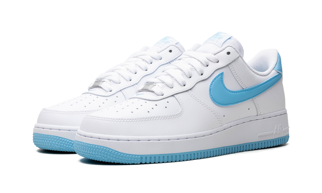 NIKE AIR FORCE 1 LOW 07 WHITE AQUARIUS BLUE — Stock 