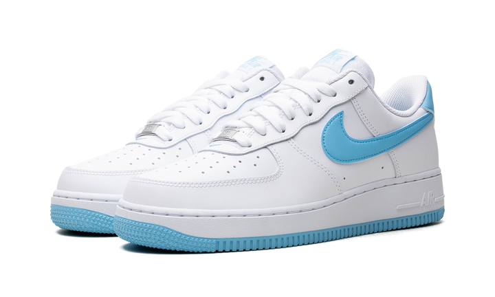 NIKE AIR FORCE 1 LOW 07 WHITE AQUARIUS BLUE — Stock 