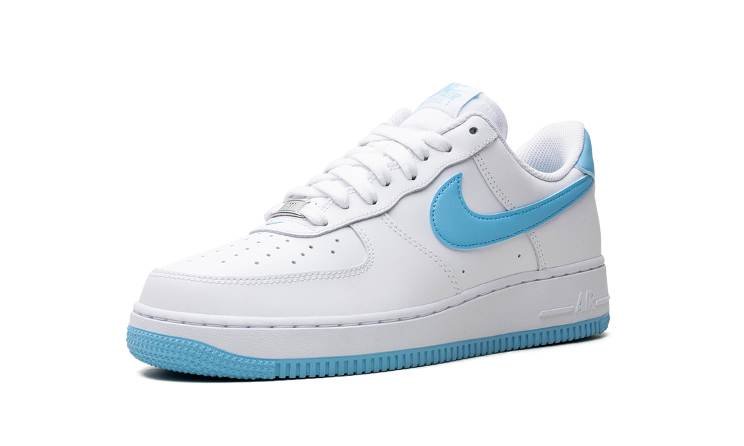 NIKE AIR FORCE 1 LOW 07 WHITE AQUARIUS BLUE — Stock 