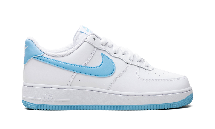 NIKE AIR FORCE 1 LOW 07 WHITE AQUARIUS BLUE — Stock 