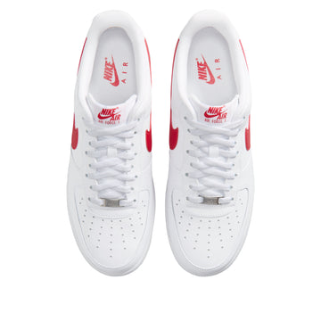 NIKE AIR FORCE 1 LOW '07 WHITE UNIVERSITY RED — Stock