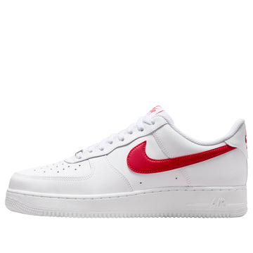 NIKE AIR FORCE 1 LOW '07 WHITE UNIVERSITY RED — Stock