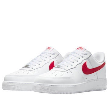 NIKE AIR FORCE 1 LOW '07 WHITE UNIVERSITY RED — Stock