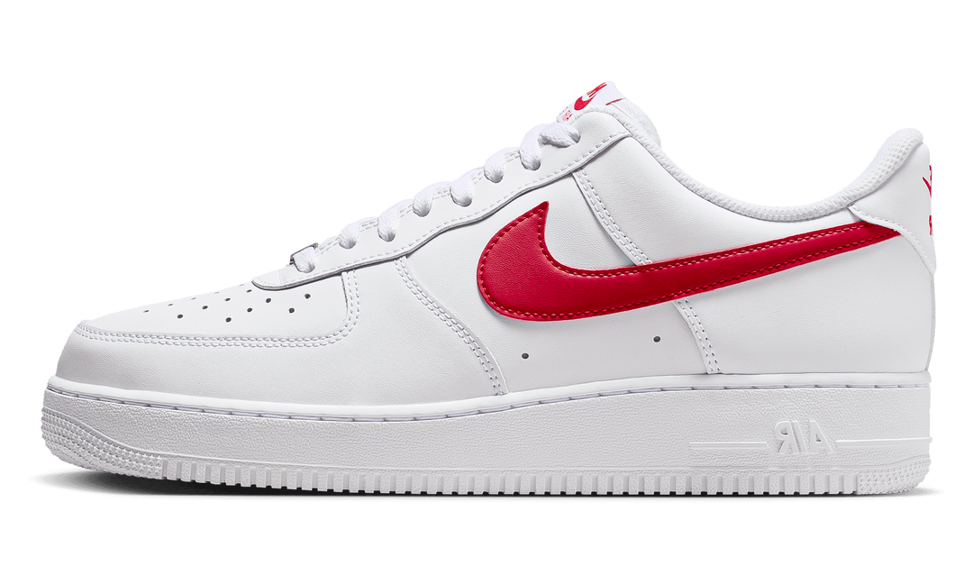NIKE AIR FORCE 1 LOW '07 WHITE UNIVERSITY RED — Stock