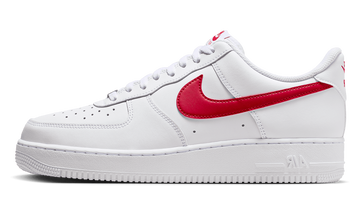 NIKE AIR FORCE 1 LOW '07 WHITE UNIVERSITY RED — Stock