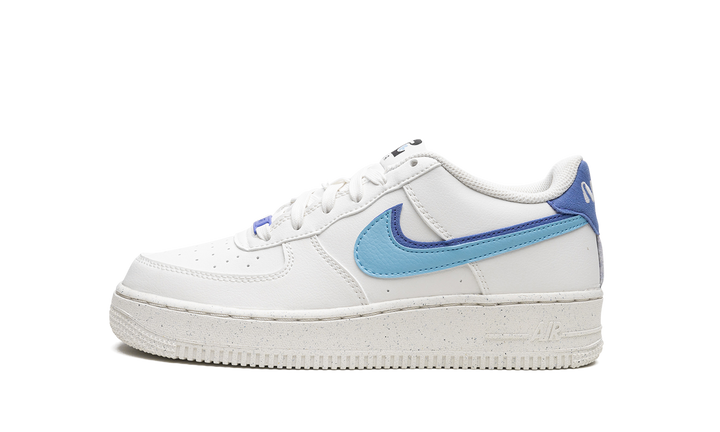NIKE AIR FORCE 1 LOW 82 DOUBLE SWOOSH WHITE BLUE GS