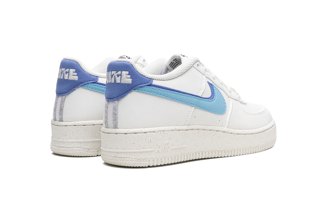 NIKE AIR FORCE 1 LOW 82 DOUBLE SWOOSH WHITE BLUE GS