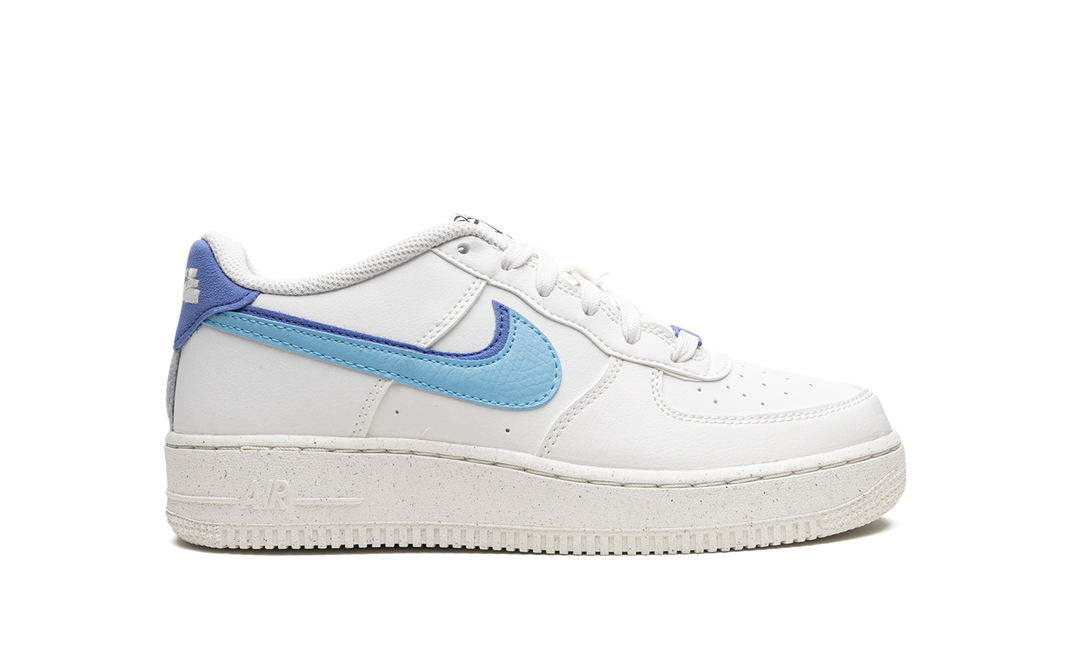 NIKE AIR FORCE 1 LOW 82 DOUBLE SWOOSH WHITE BLUE GS