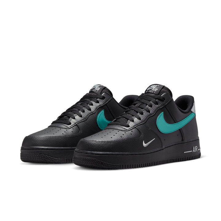 NIKE AIR FORCE 1 LOW BLACK BLUE LIGHTNING