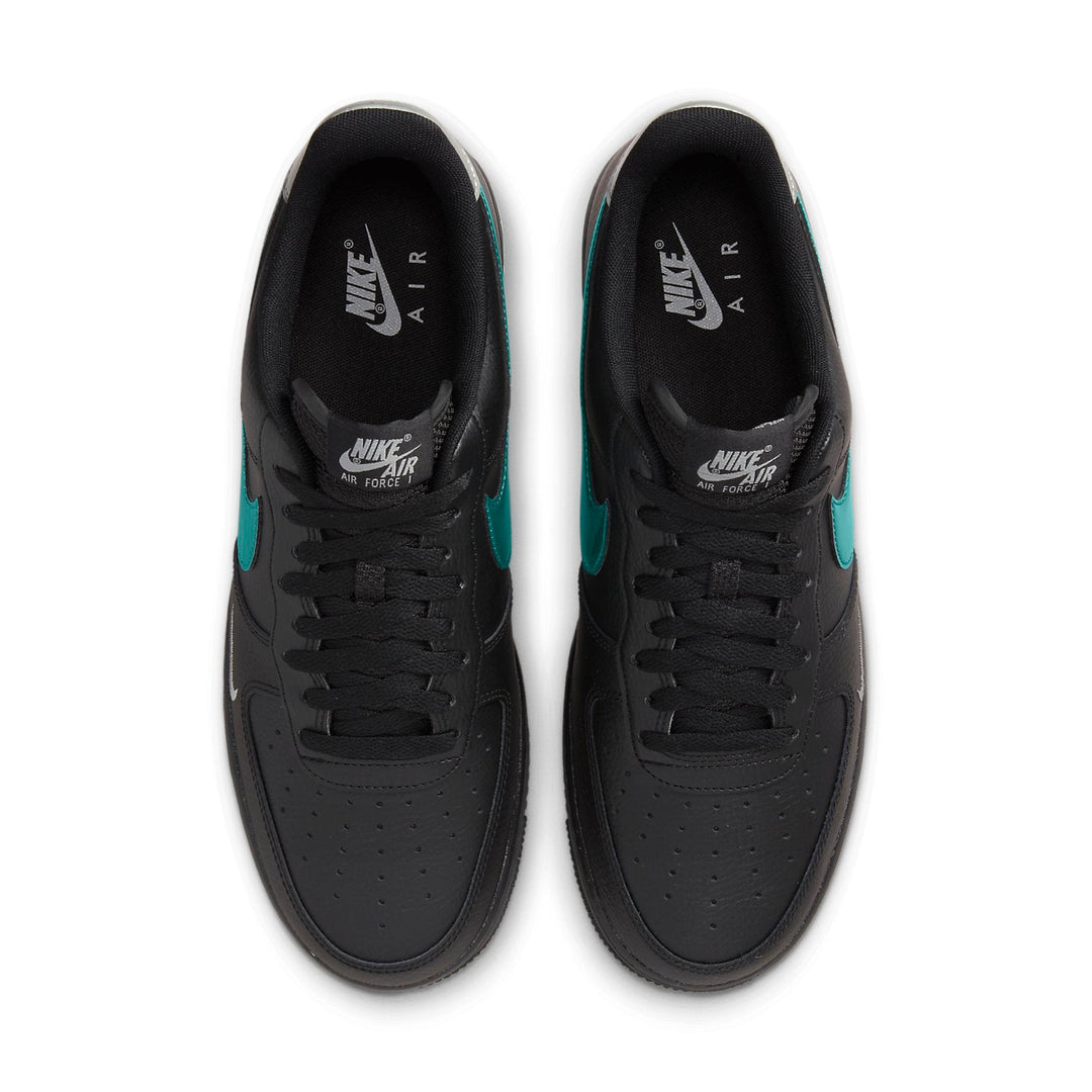 NIKE AIR FORCE 1 LOW BLACK BLUE LIGHTNING