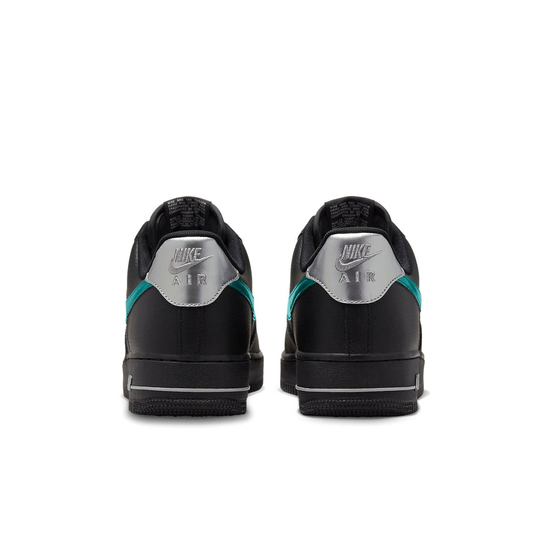 NIKE AIR FORCE 1 LOW BLACK BLUE LIGHTNING