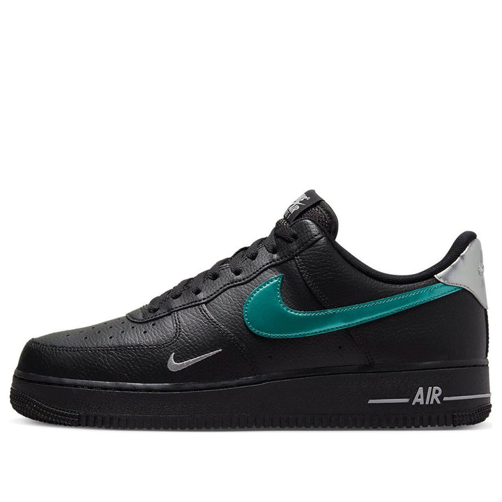 NIKE AIR FORCE 1 LOW BLACK BLUE LIGHTNING