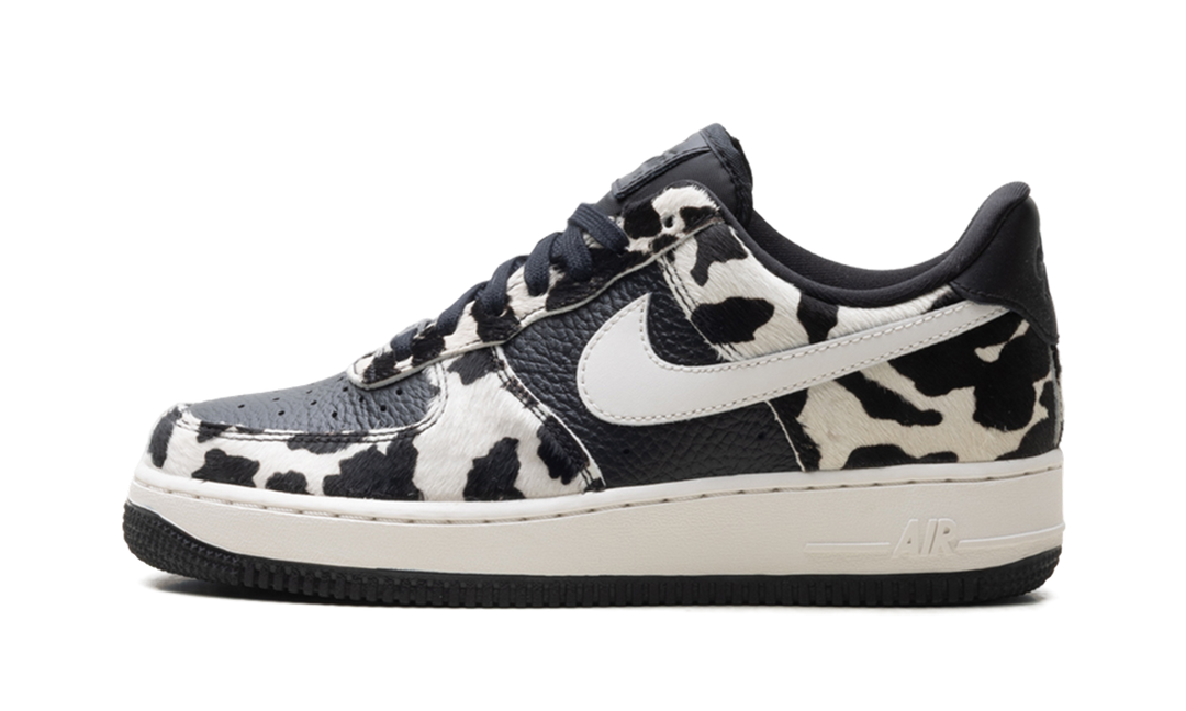 NIKE AIR FORCE 1 LOW COW PRINT BLACK (WOMEN&