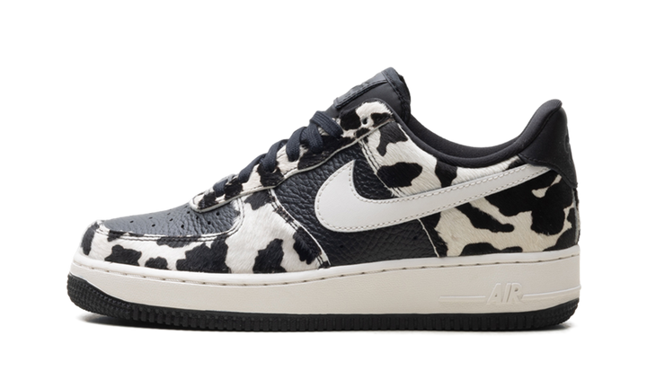 NIKE AIR FORCE 1 LOW COW PRINT BLACK (WOMEN&