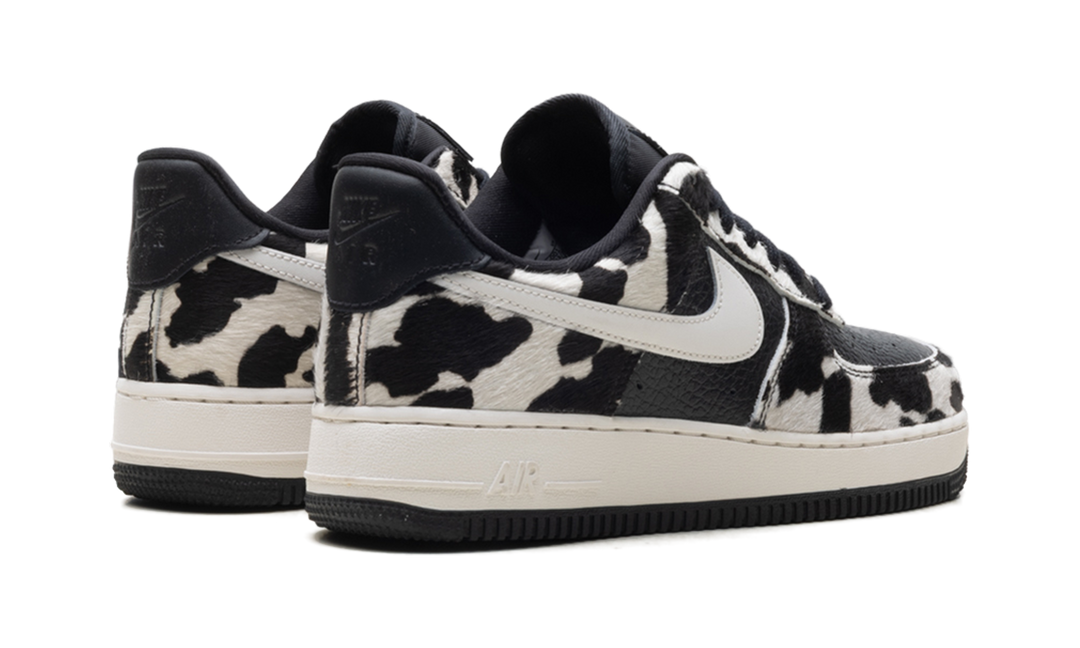 NIKE AIR FORCE 1 LOW COW PRINT BLACK (WOMEN&