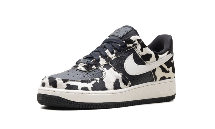 NIKE AIR FORCE 1 LOW COW PRINT BLACK (WOMEN&