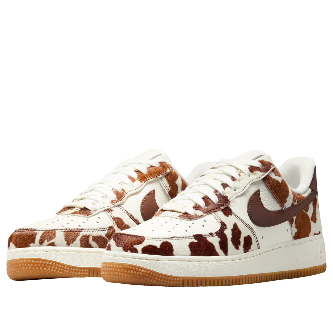 NIKE AIR FORCE 1 LOW COW PRINT FIELD BROWN (WOMEN&