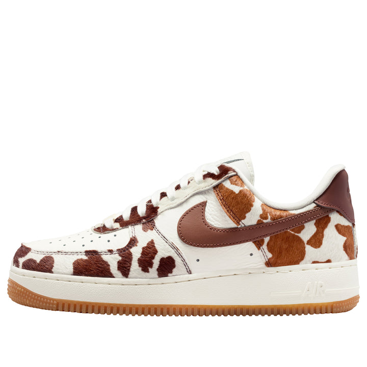 NIKE AIR FORCE 1 LOW COW PRINT FIELD BROWN (WOMEN&