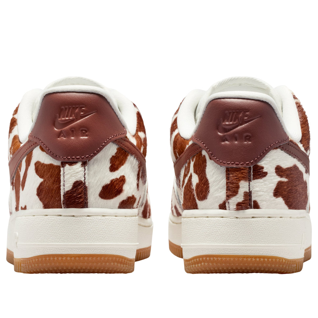 NIKE AIR FORCE 1 LOW COW PRINT FIELD BROWN (WOMEN&