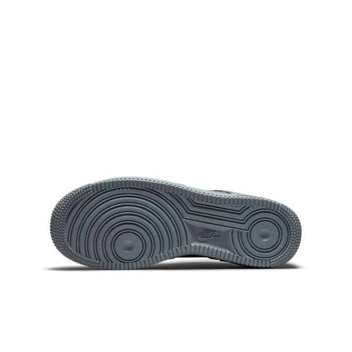 NIKE AIR FORCE 1 LOW CUT OUT SWOOSH SMOKE GREY GS