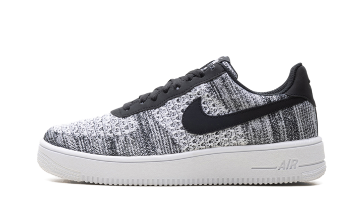 NIKE AIR FORCE 1 LOW FLYKNIT 2.0 BLACK PLATINUM