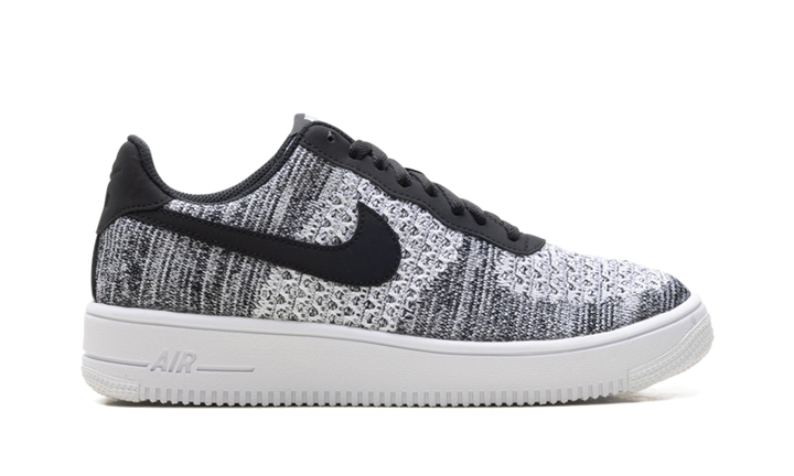 NIKE AIR FORCE 1 LOW FLYKNIT 2.0 BLACK PLATINUM