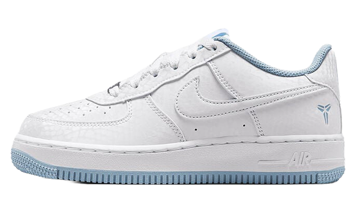 NIKE AIR FORCE 1 LOW KOBE BRYANT FOREVER WHITE ARMORY BLUE (GS)