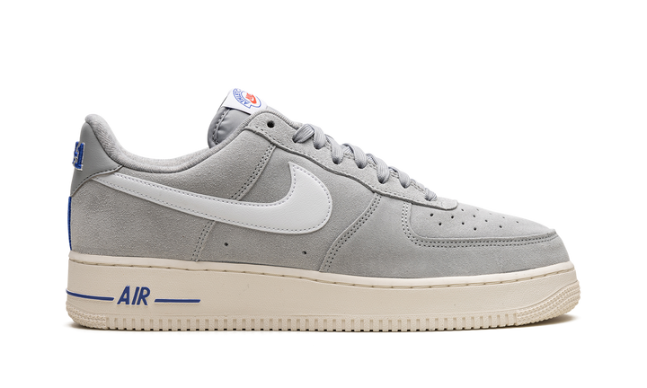 NIKE AIR FORCE 1 LOW LIGHT SMOKE GREY WHITE SAIL HYPER ROYAL