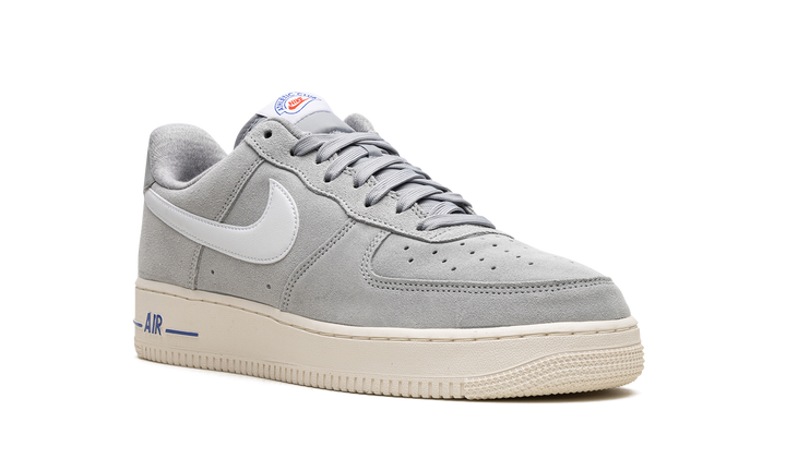 NIKE AIR FORCE 1 LOW LIGHT SMOKE GREY WHITE SAIL HYPER ROYAL