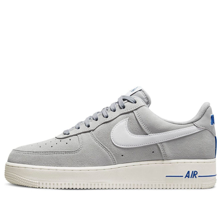 NIKE AIR FORCE 1 LOW LIGHT SMOKE GREY WHITE SAIL HYPER ROYAL