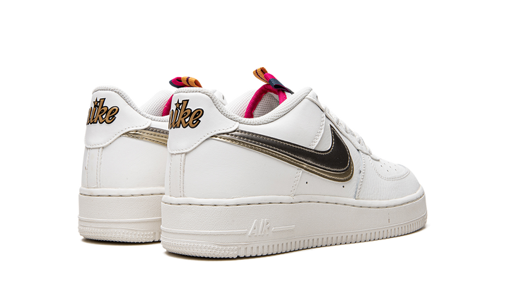 NIKE AIR FORCE 1 LOW LV8 DOUBLE SWOOSH SAIL GOLD GS