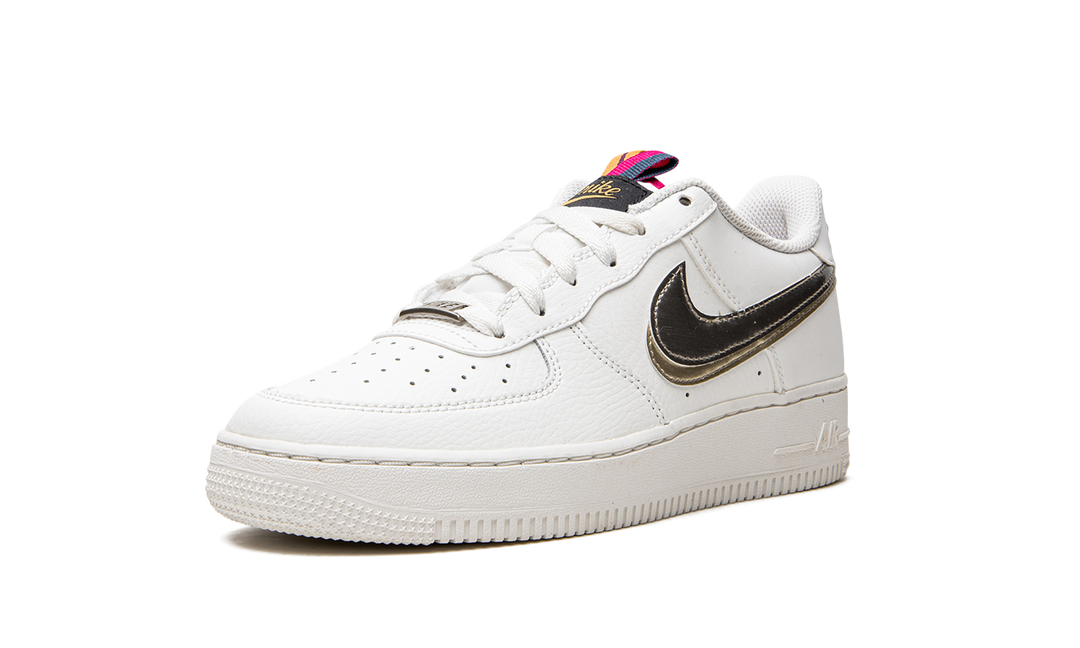 NIKE AIR FORCE 1 LOW LV8 DOUBLE SWOOSH SAIL GOLD GS