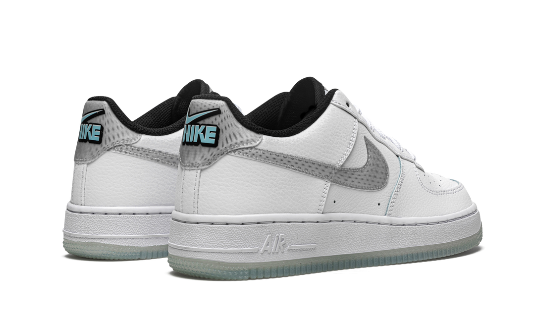 NIKE AIR FORCE 1 LOW LV8 KSA WHITE GLACIER BLUE GS